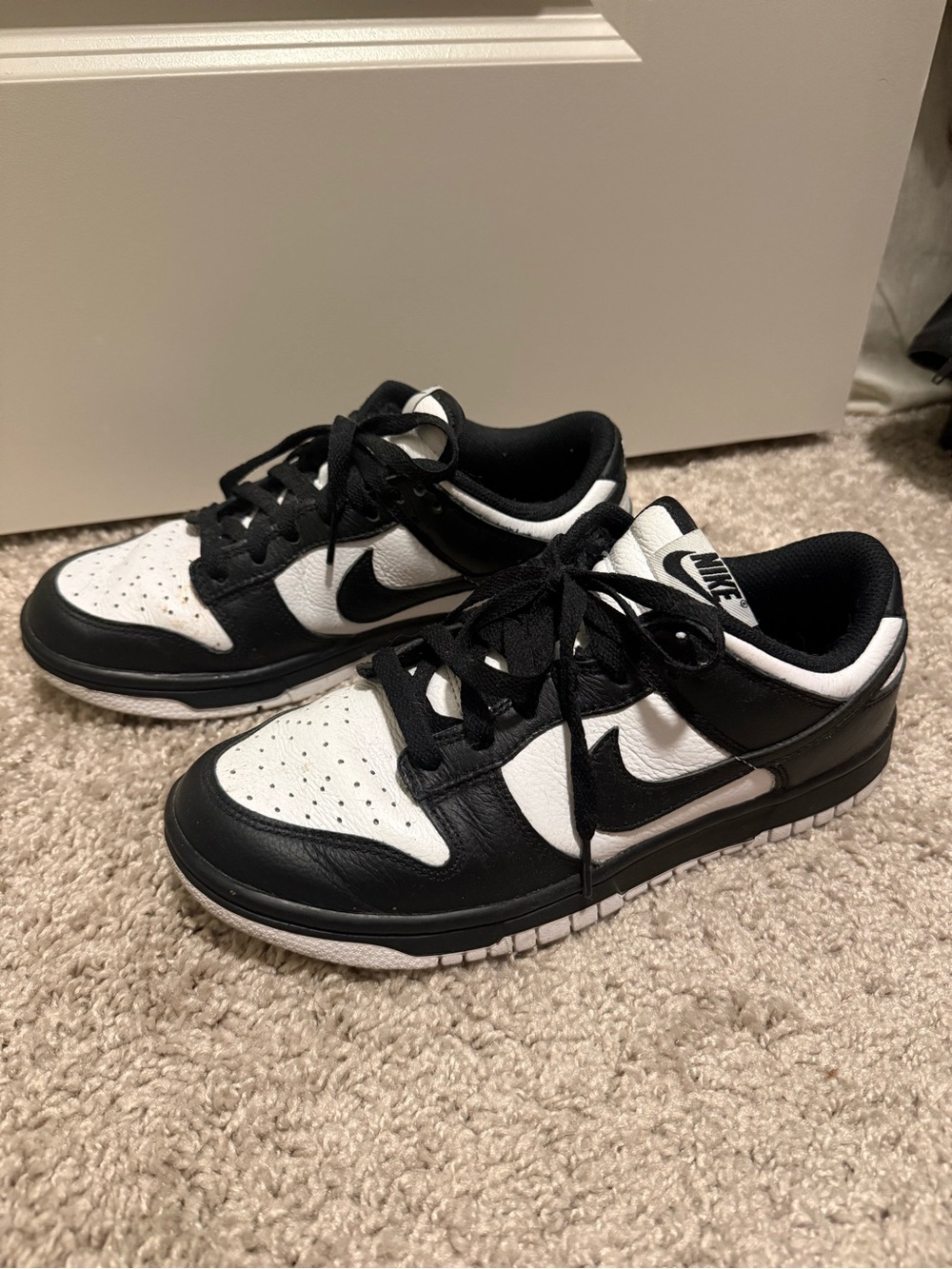 Nike Black and White Low-Top Sneakers